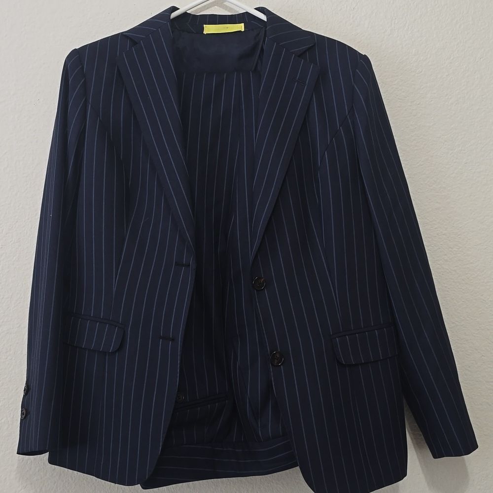 ARISTON for Emily Meyer Custom Pin Strips  Womens Suit Size Medium